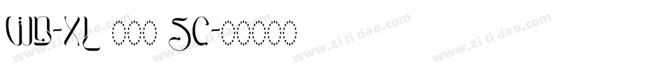 WD-XL 滑油字 SC字体转换